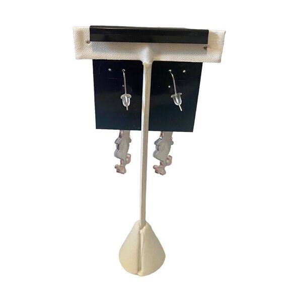 Adorable Cat in the Hat Drop Earrings. - Picture 4 of 5